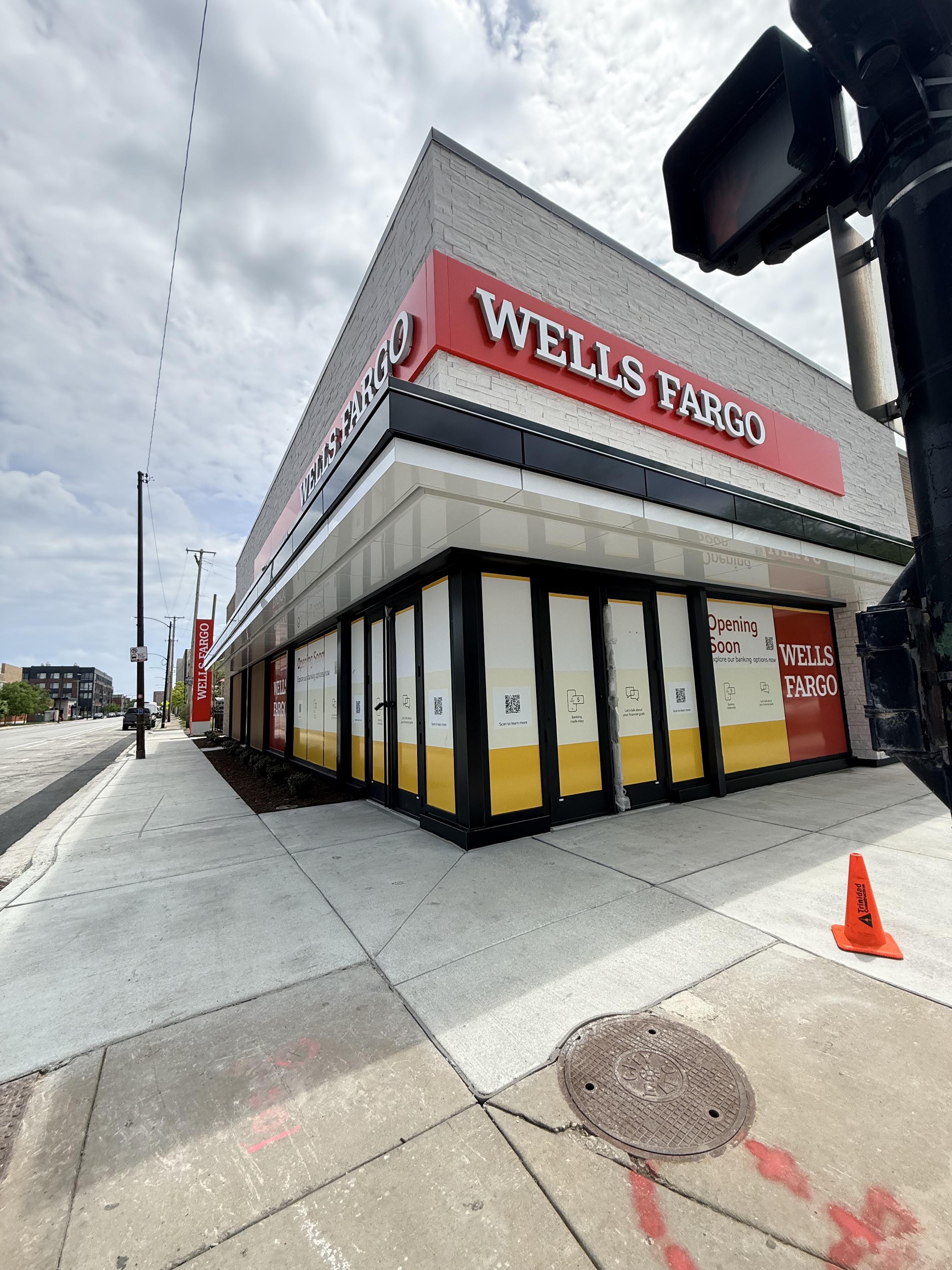 Wells Fargo Bronzeville branch electrical construction by JAB, Chicago